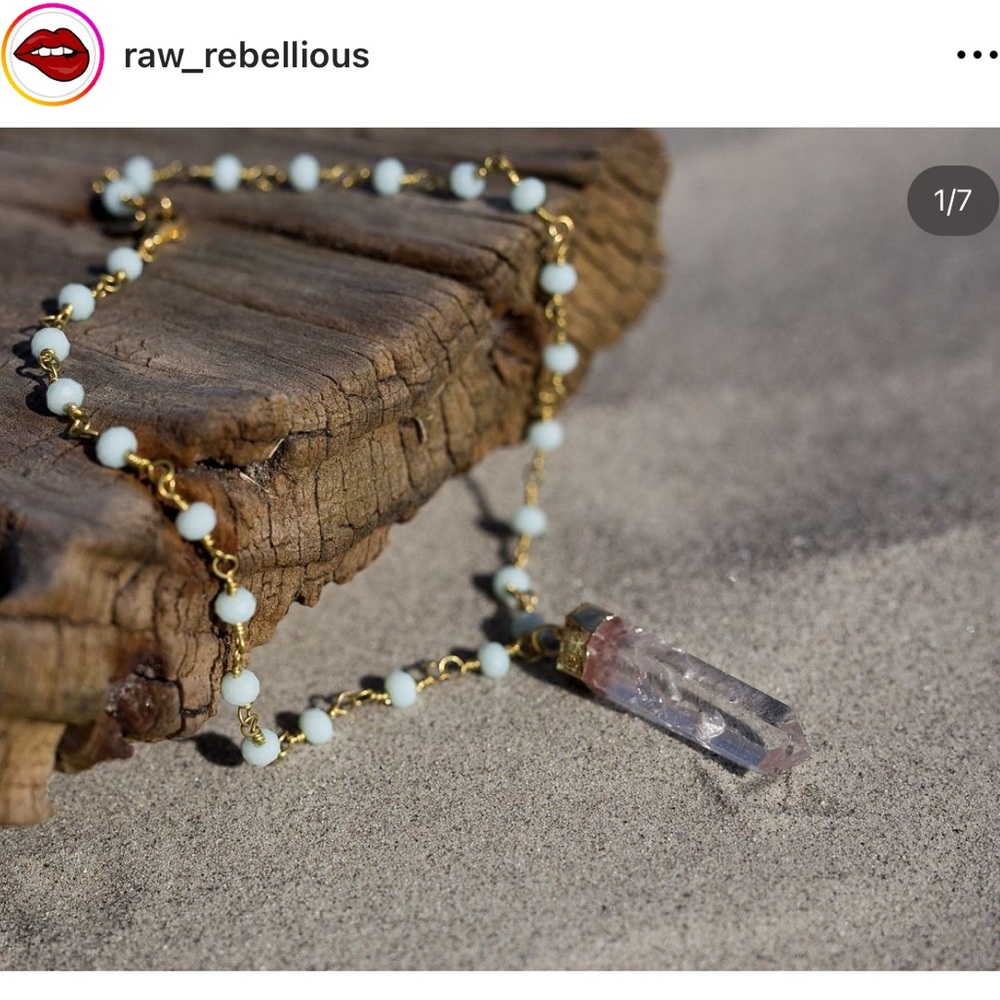 Raw & Rebellious crystal necklace